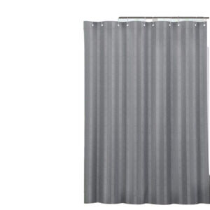 𝅺nwot, IAHOME, SHOWER CURTAIN SET, Grey 72 X 72 12 Rust Hooks Included